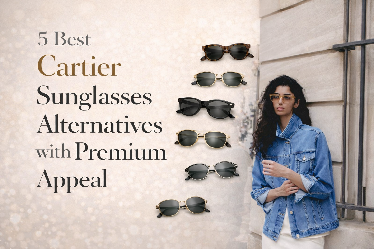 5 Best Cartier Sunglasses Alternatives with Premium Appeal